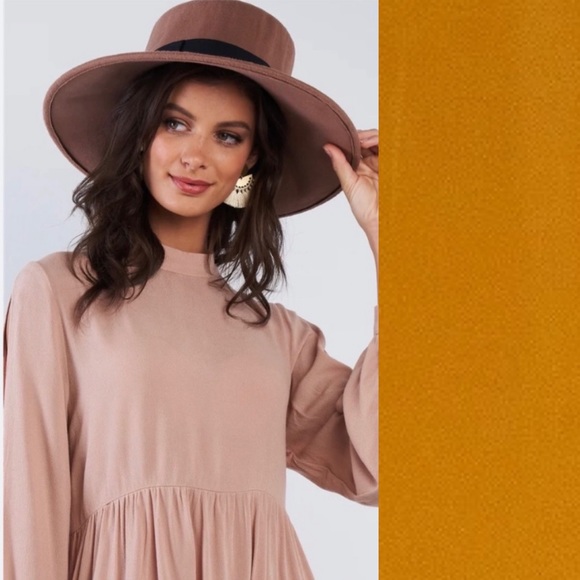 Mustard Seed High Low Boho Dress in a Rust Brown Medium - Picture 2 of 10